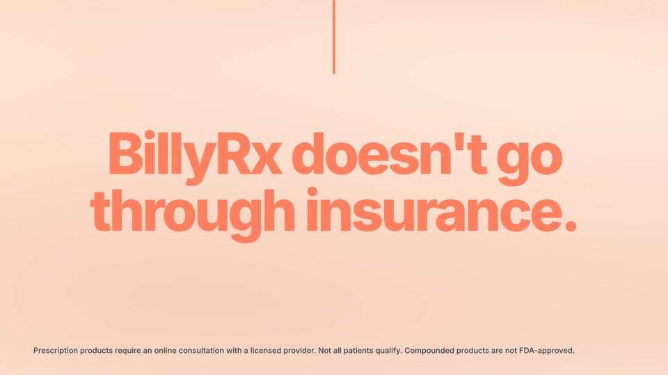 BillyRx Doesn't Go Through Insurance